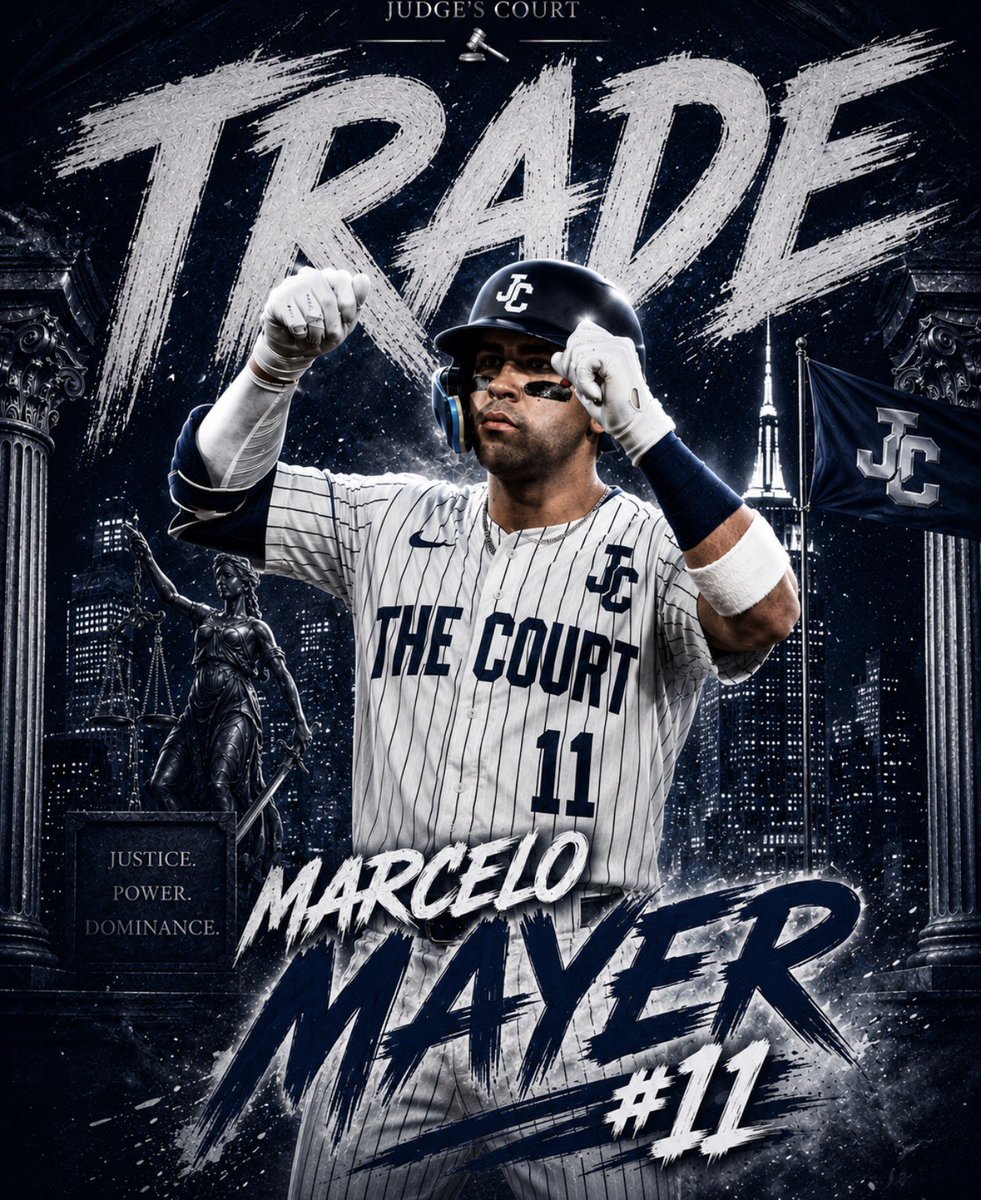 JudgesCourt99's tweet photo. TRADE:
Judges Court and @PittstonGuidos have reached an agreement on a trade.

The Court receives:
INF Marcelo Mayer

The Guidos recieve:
6th round Farm Pick

Welcome Marcelo! https://t.co/0nSJiB9TMb