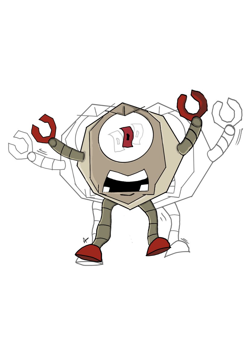 salemswitchery's tweet photo. i really wanna shake him around. he looks shakeable 

so i drew this #gameoverse #kaboodle https://t.co/Vg7Cis8Wh7
