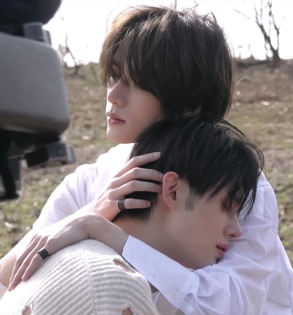 beomelina's tweet photo. my deja vu beomjun finally completed 😭🤍 https://t.co/jhNkBWNDtY