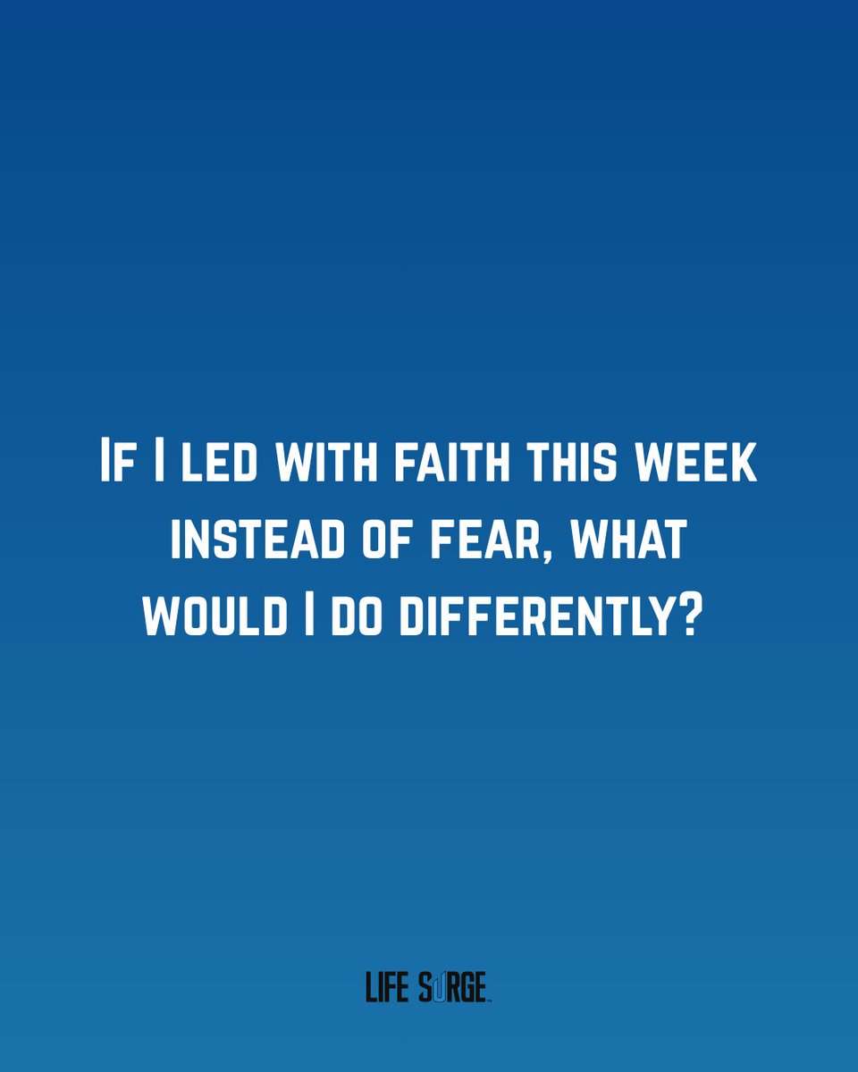 lifesurgeevent's tweet photo. These four questions take 5 minutes. They change everything about how your week starts.

Which question is God putting in front of you right now?

Comment below👇
#LifeSurge #SurgeYourLife #MondayMotivation #FaithAndPurpose #ChristianLife #WeeklyIntentions #FaithFirst https://t.co/1HhTAJCzCP