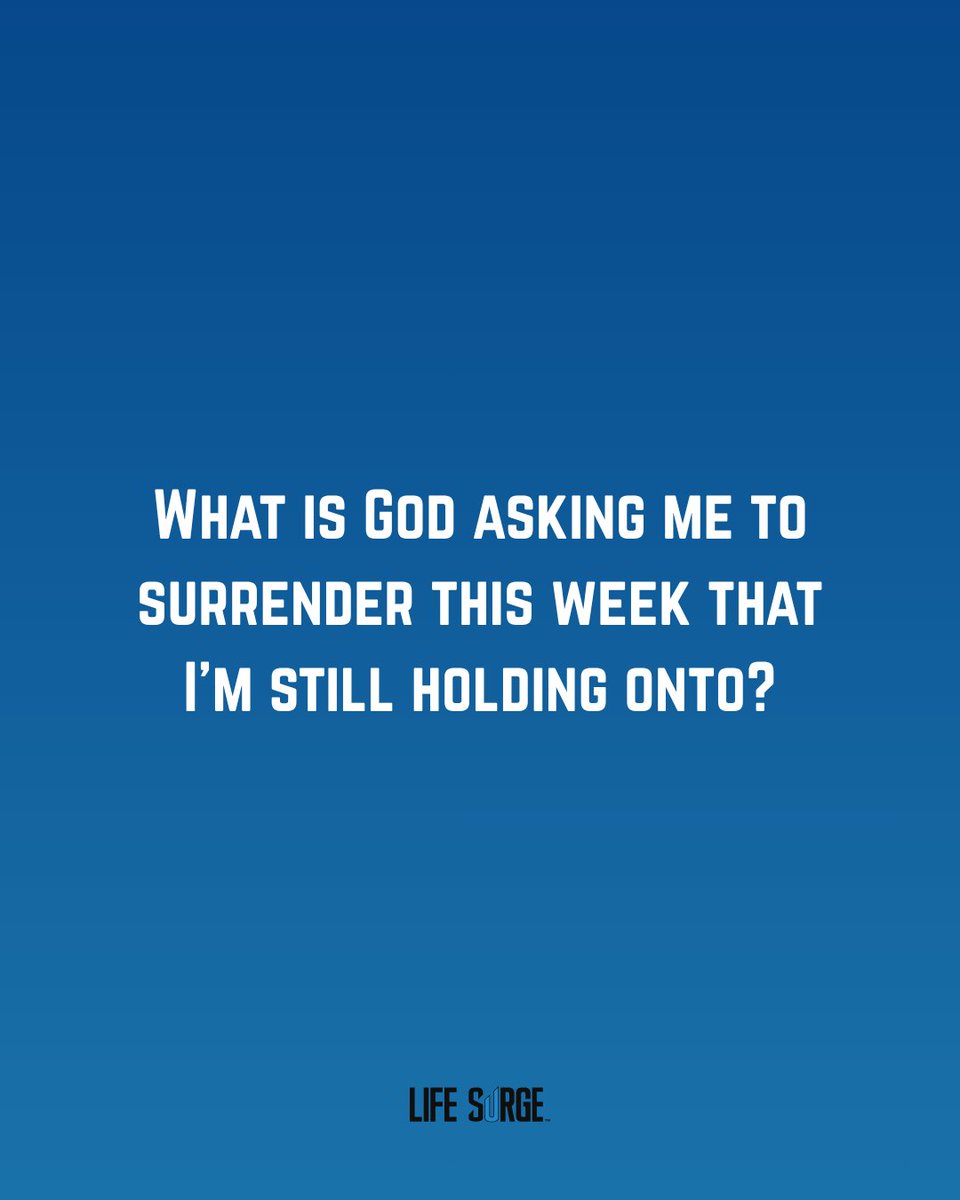 lifesurgeevent's tweet photo. These four questions take 5 minutes. They change everything about how your week starts.

Which question is God putting in front of you right now?

Comment below👇
#LifeSurge #SurgeYourLife #MondayMotivation #FaithAndPurpose #ChristianLife #WeeklyIntentions #FaithFirst https://t.co/1HhTAJCzCP