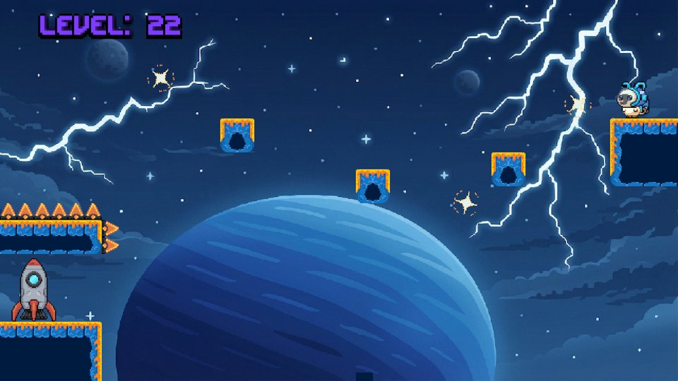 LuizG87's tweet photo. 34 - Mel The Space Cat Finalizado!
Plataforma 2D espacial e ultra minimalista! Ajude a gatinha Mel a desviar de lasers, canhões e armadilhas cósmicas ao longo de 40 fases espaciais para alcançar sua nave. Controles simples, visual fofo e 2000G em apenas 5 minutos de jogo! https://t.co/FQssFk51Zi