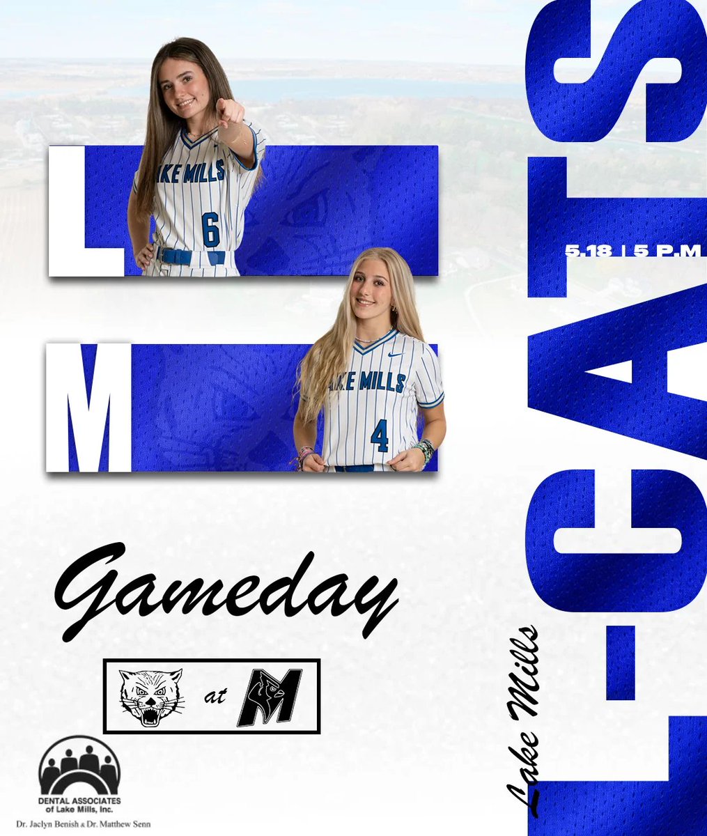 LcatsAthletics's tweet photo. Lake Mills Softball heads to Marshall tonight for a non-conference matchup. First pitch is set for 4:00 PM. #LCatPride https://t.co/EHruD84oPk
