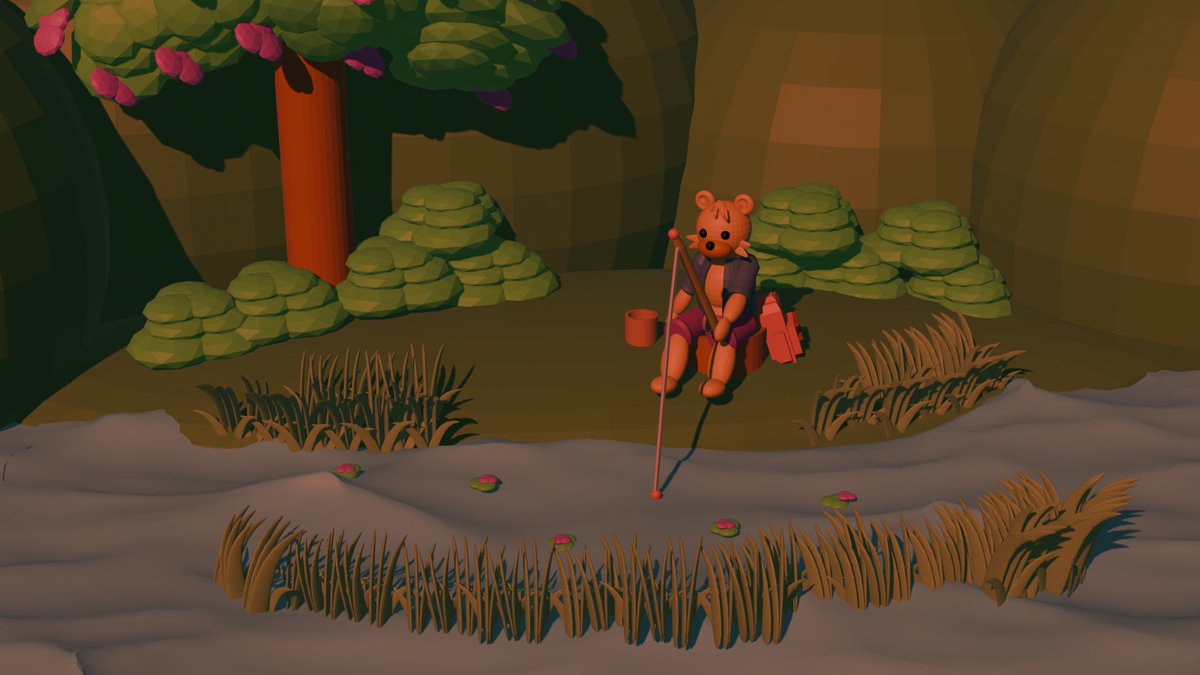 bellis171's tweet photo. Hey everyone here is a little bear.
see you all in the next post.
#3d #blender #bear #forest #3dart #artist #ownart #owncreation https://t.co/OKS4EG8jHG
