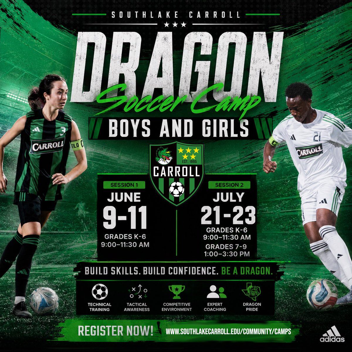 Carroll Lady Dragon Soccer tweet media