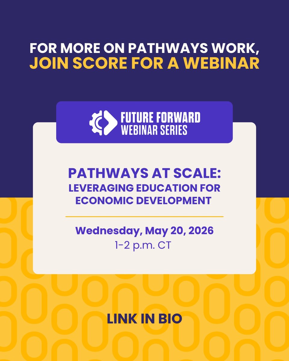 TN2030goals's tweet photo. Tennessee’s future depends on the pathways we build today.

The 2026 Future Forward Summit highlighted a critical challenge: while most students say career planning matters, many still face disconnected systems and unclear paths from education to career.

To change that, we must strengthen connections across K-12, higher education, employers, and workforce systems — ensuring every Tennessee student can access a high-quality pathway to economic mobility.

Through #TN2030, Tennessee is working toward ambitious goals to increase postsecondary enrollment and completion while expanding access to high-value credentials aligned to workforce needs.

What’s next?
1️⃣ Join SCORE’s Pathways at Scale webinar on May 20 from 1–2 p.m. CT.
https://t.co/nX9hKdeLNw

2️⃣ Become an official TN2030 partner and help drive progress for Tennessee students. https://t.co/A8Wv9rz7MF