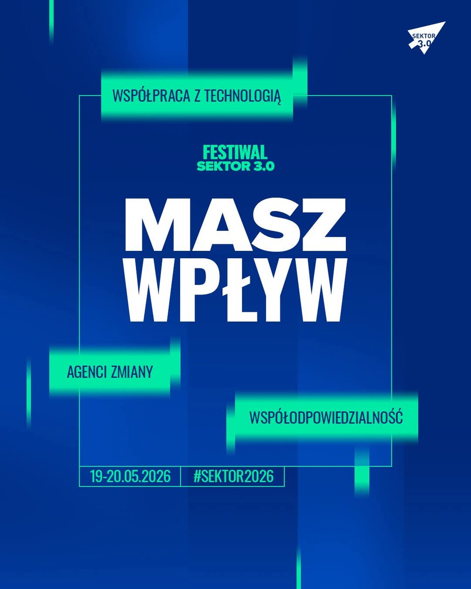 fundacjaorange's tweet photo. Jak budować cyfrową sprawczość?
📢⏰ Rozpoczyna się @sektor_3 ⚙️ 
W programie debaty i rozmowy o tym, jak technologia czy #AI mogą pomóc ludziom, a zespołom działać skuteczniej. Hasło tego roku to: „Masz wpływ”.
➡️ Pierwszego dnia aż 18 wystąpień i dyskusji. Wśród gości https://t.co/jW3QmxeWXh. dr Ewa Woydyłło, Łukasz Grass, prof. dr hab. inż. Tomasz Trzciński, Marcin Meller oraz #MałgorzataKowalewska z naszej Fundacji. Cały program: https://t.co/wiiObhd4J3