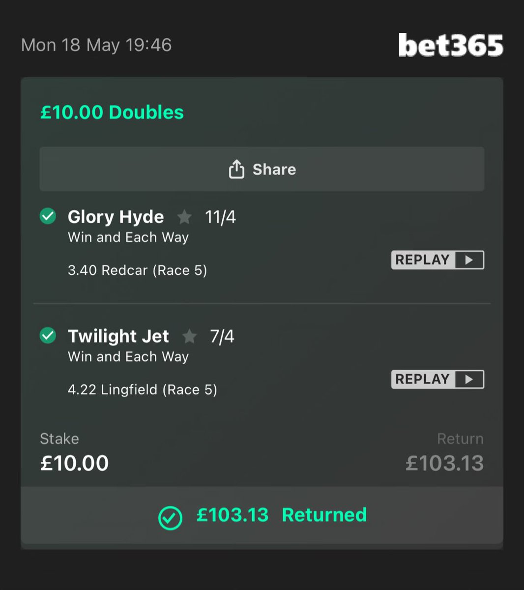 Stocksy_TFC's tweet photo. @HorseSystemBets data smashing it out the park today #HSB #CrystalBall https://t.co/UoYPyvZeya