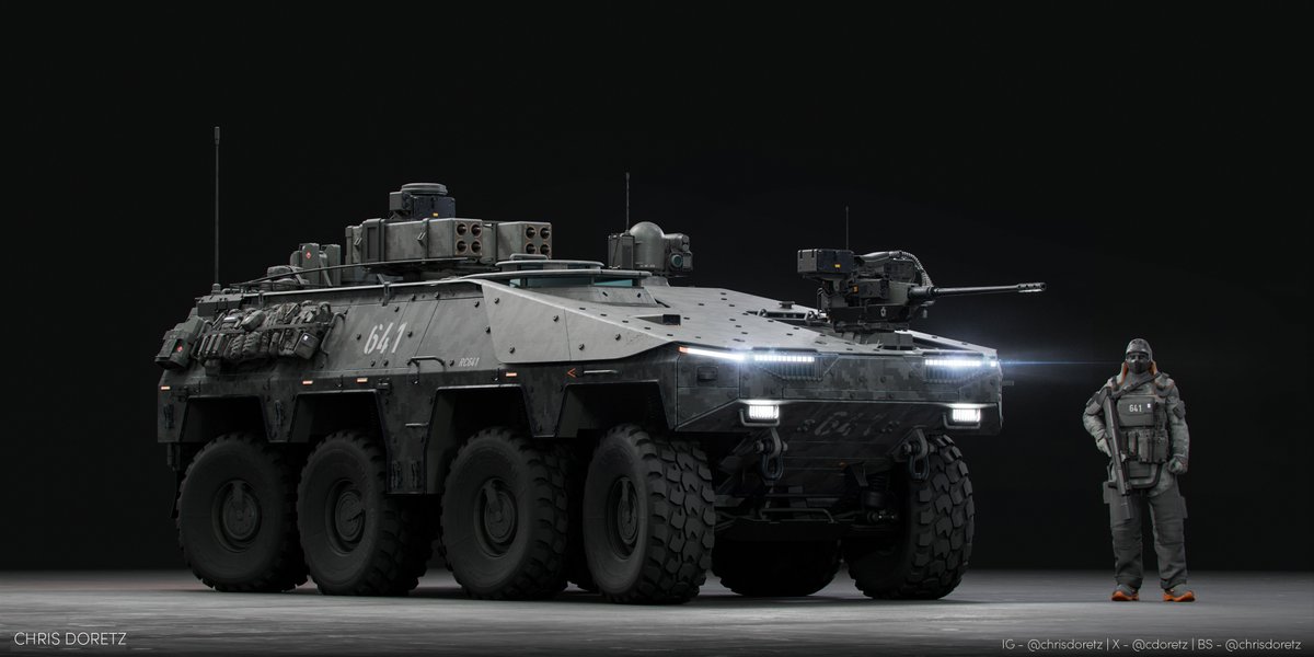cdoretz's tweet photo. Shots from the APC Concept Project, designing everything around it to make it  feel believable while still having some freedom of it being an imaginary vehicle. https://t.co/tkv3UEKhqB