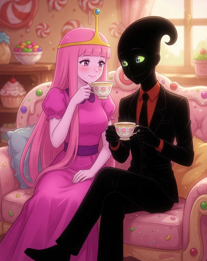 nathaniel7718's tweet photo. Nergal was having a nice cup of tea with his beautiful wife Princess Bubblegum
. . .
Anime Style
Artwork by @nathaniel7718 https://t.co/9q5usViHvI