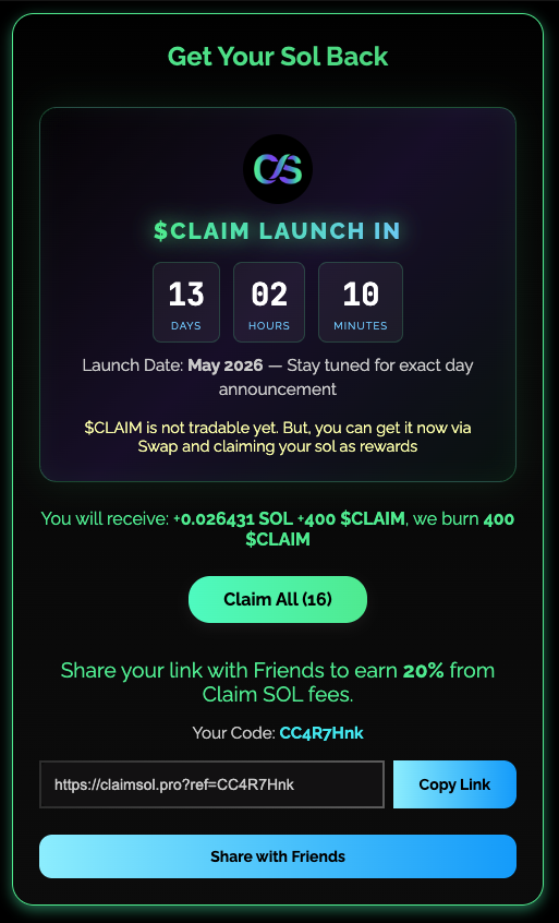 ClaimSol_'s tweet photo. Big update for Phantom users 

You can now reclaim your solana:So11111111111111111111111111111111111111112  with a clean transaction confirmation no warning messages anymore 

Everything is working smoothly.
Phantom listing on the way 👀
@phantom https://t.co/gKwFHPPdFW
