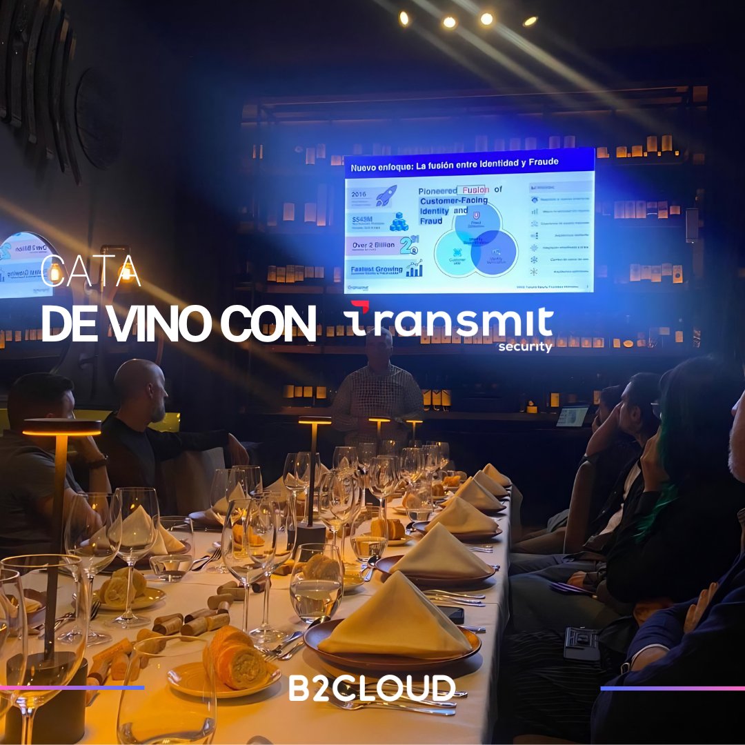 b2cloudtech's tweet photo. El jueves 14 de mayo compartimos una gran experiencia junto a nuestros clientes en una exclusiva cata de vinos organizada junto a @TransmitSec 🍷
Además de conversar sobre prevención de fraude y seguridad digital, generamos un espacio cercano para conectar desde otro lugar. Porque más allá de lo laboral, las relaciones humanas también hacen la diferencia 🤝
#B2CLOUD #TransmitSecurity