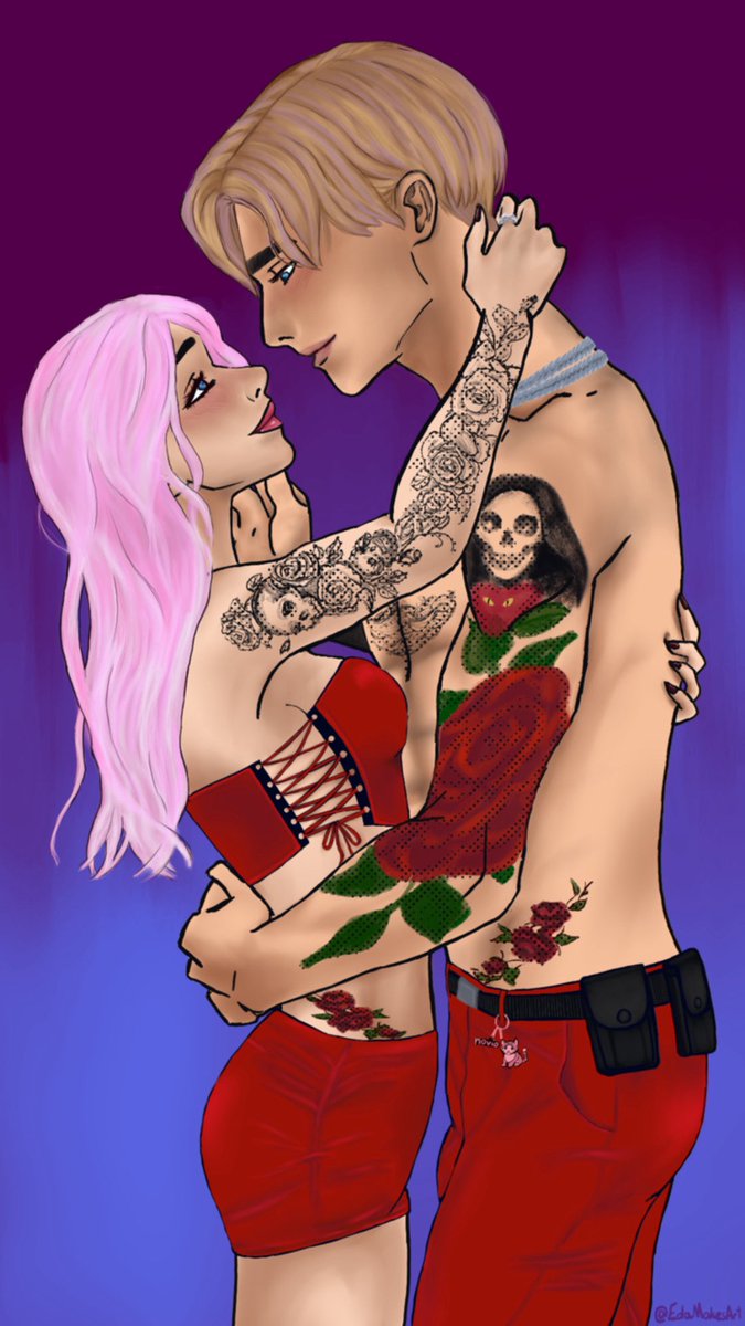 EdaMakesArt's tweet photo. Finally finished it before going in on a vacay!! #emekarose #louisblanc #roseblanc #fanart https://t.co/VY91sjj4xi
