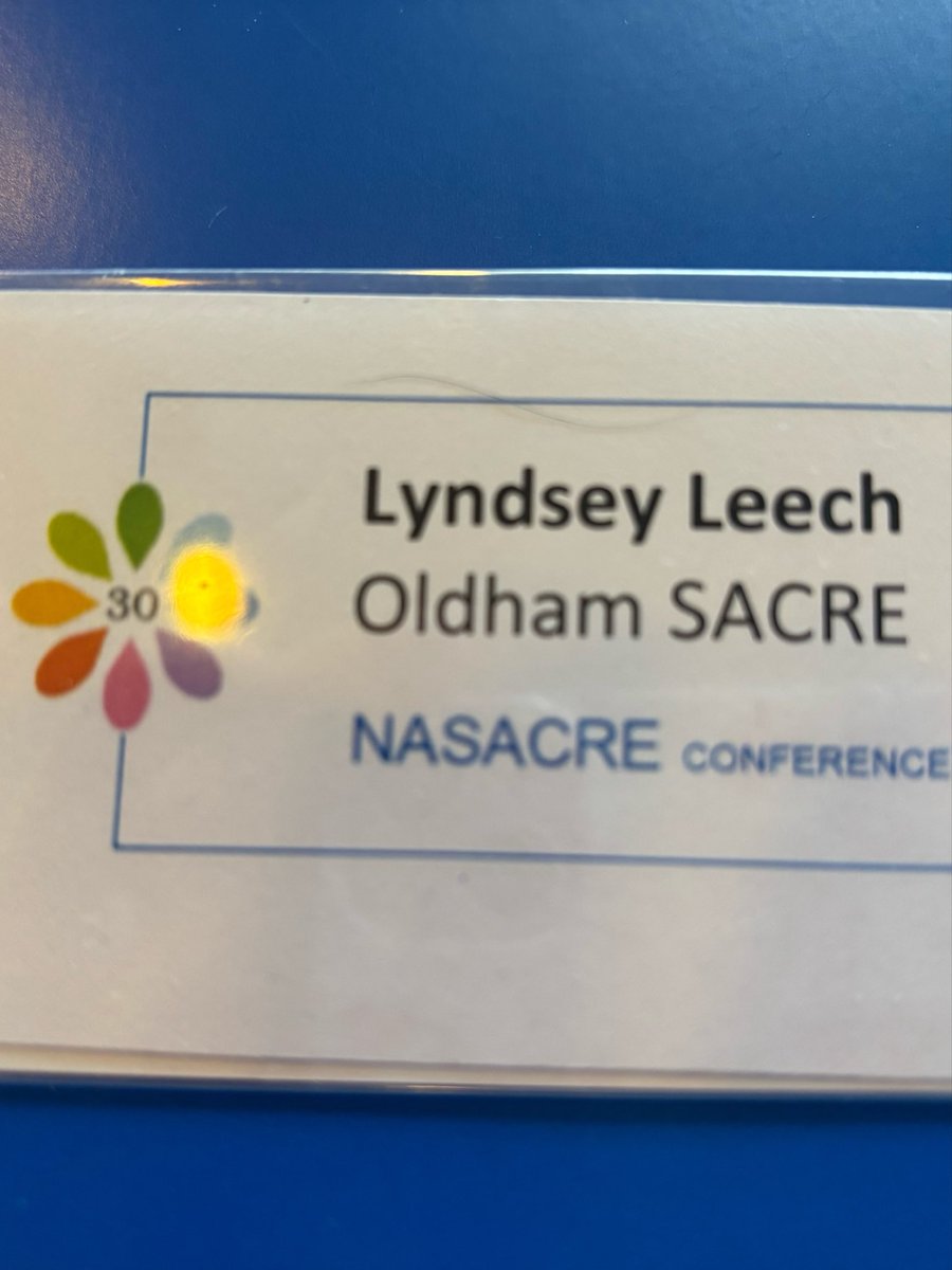 MrsLeech84's tweet photo. A great day at my first NASACRE conference with Oldham SACRE. So many new ideas, a great team and we even got Oldham on the screen when asked about the best things about SACRE. Great to see everyone and share ideas! https://t.co/6J7mKOkgLv