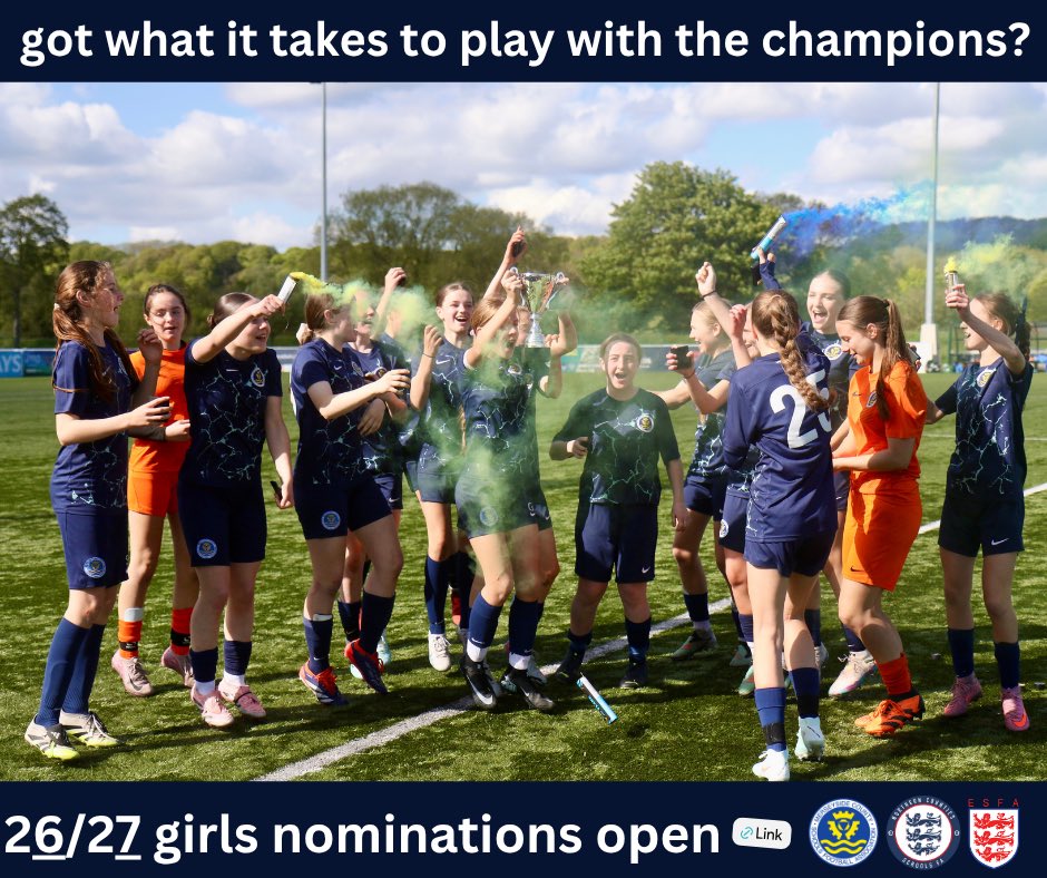 MCSFA2's tweet photo. #GIRLS | nominations are OPEN!

Playing for your county complements your club schedules. Come and play with the 25/26 champions! 

See thread on how to submit your nomination and who is eligible⤵️

#WeAreMerseyside 🔵🟡 https://t.co/5aitNY6bVR