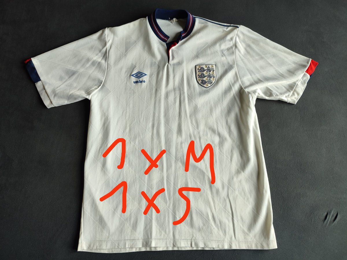 StefSeib's tweet photo. @shirt_x England S 100€
England M 160€
Argentina 1980 260€
Uruguay 150€
Argentina 1991 140€ https://t.co/qWesH08owK