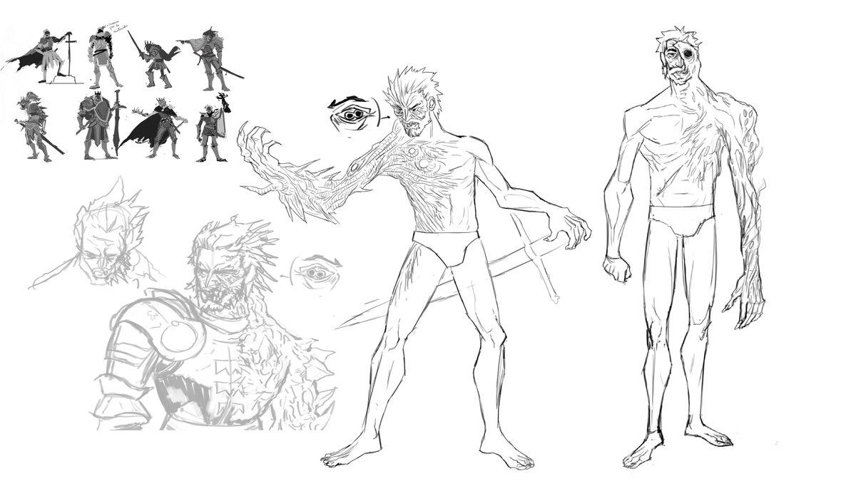escuerr04's tweet photo. Explorations of King Arthur's body and corruptions
#ConceptArt #CharacterDesign #KingArthur #ArthurianLegend #WIP #DigitalArt #ArtStation https://t.co/L2s3DGcWBL