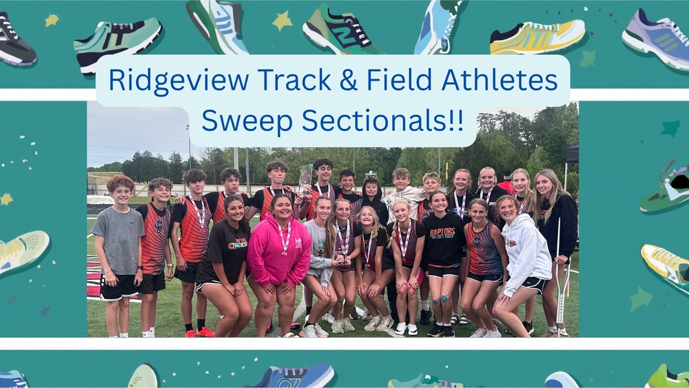 WCDE_TN's tweet photo. Ridgeview Track &amp; Field Athletes Sweep Sectionals!! https://t.co/ixkbE9cfqD https://t.co/KsEVyqCHWs