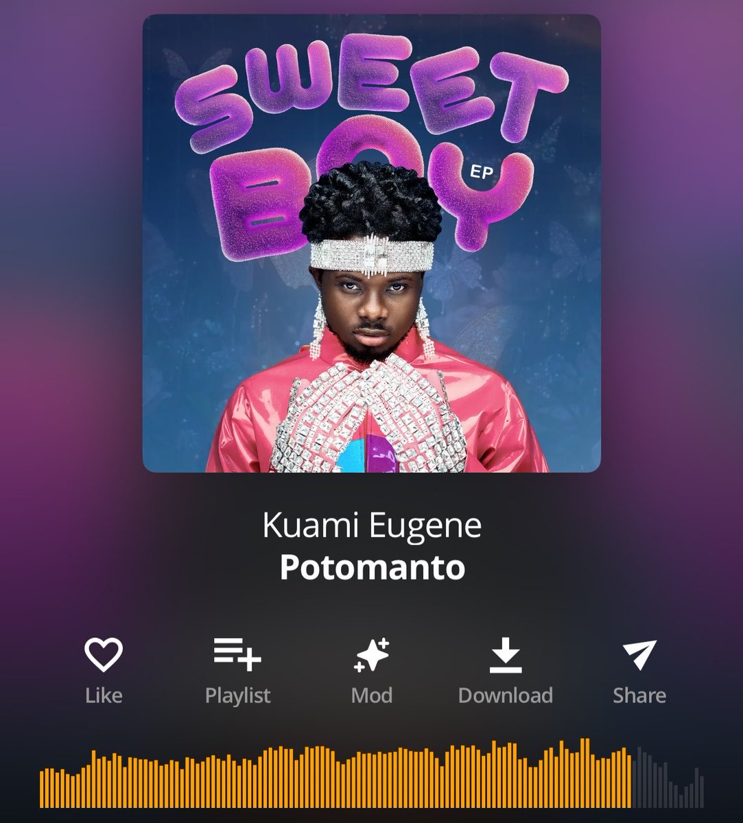 Kuami Eugene's Sweet Boy EP is making my evening. Every song is the ish!