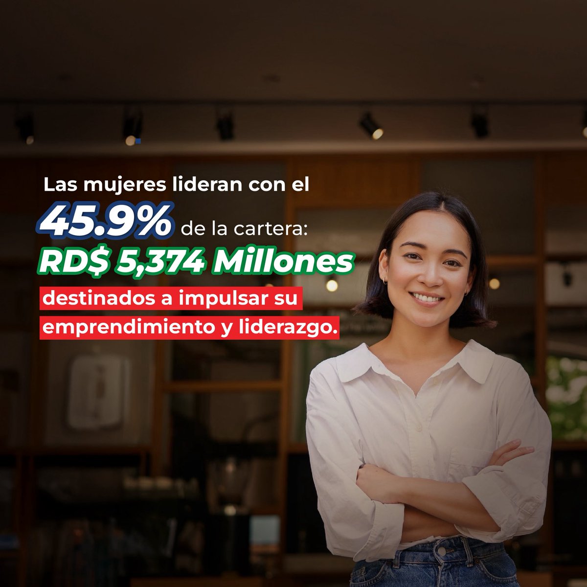 joeltorresDO's tweet photo. 📈 #PromipymeRD sigue marcando el rumbo del crecimiento y la inclusión financiera en la República Dominicana 🇩🇴

Bajo el liderazgo del director general @Fabriciogm13, la cartera de préstamos continúa expandiéndose, llevando oportunidades reales a miles de microempresarios y emprendedores en cada rincón del país. 💼🚀

Cada financiamiento representa más empleos, más desarrollo y más sueños convertidos en realidad, fortaleciendo el corazón productivo de nuestras #MIPYMES y dinamizando la economía nacional. 🔑✨

@luisabinader @raquelarbaje 
#Promipyme #MipymesRD #Desarrollo #Emprendimiento