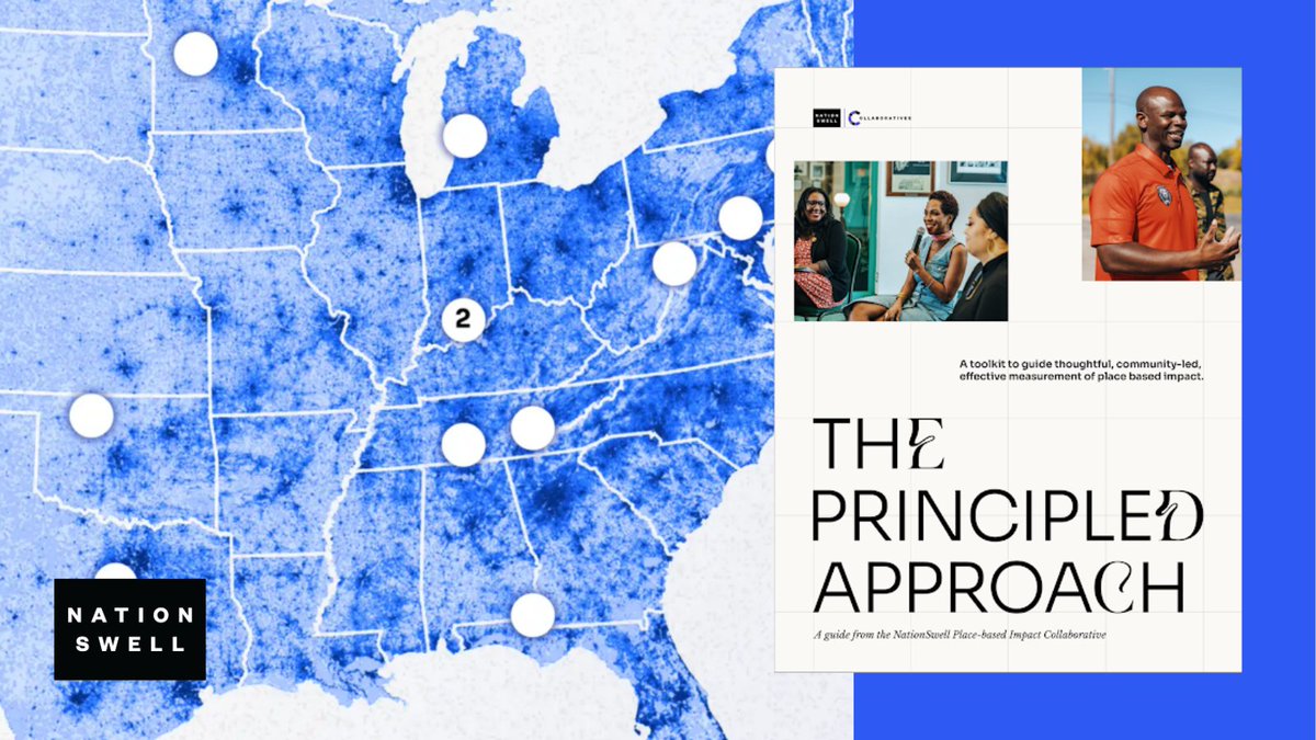 NationSwell's tweet photo. Today, the NationSwell Place Based Collaborative is launching two unique resources to catalyze community-led economic and social transformation

• A digital action map (https://t.co/CtyjK0XwCE)
• A toolkit for impact measurement (https://t.co/3y49pVklhi) https://t.co/gnXdI7GPWa