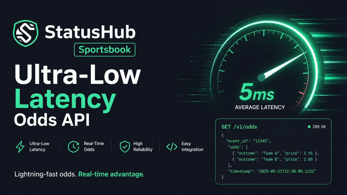 EyeMotionStudio's tweet photo. Now powered by ultra-fast WebSocket delivery for real-time odds updates in milliseconds.

✅ Ultra-low latency via WebSocket
✅ Instant market updates
✅ High reliability &amp; scalability
✅ Developer-friendly integration

Stay ahead with lightning-fast real-time data. https://t.co/PHhXluLvLT