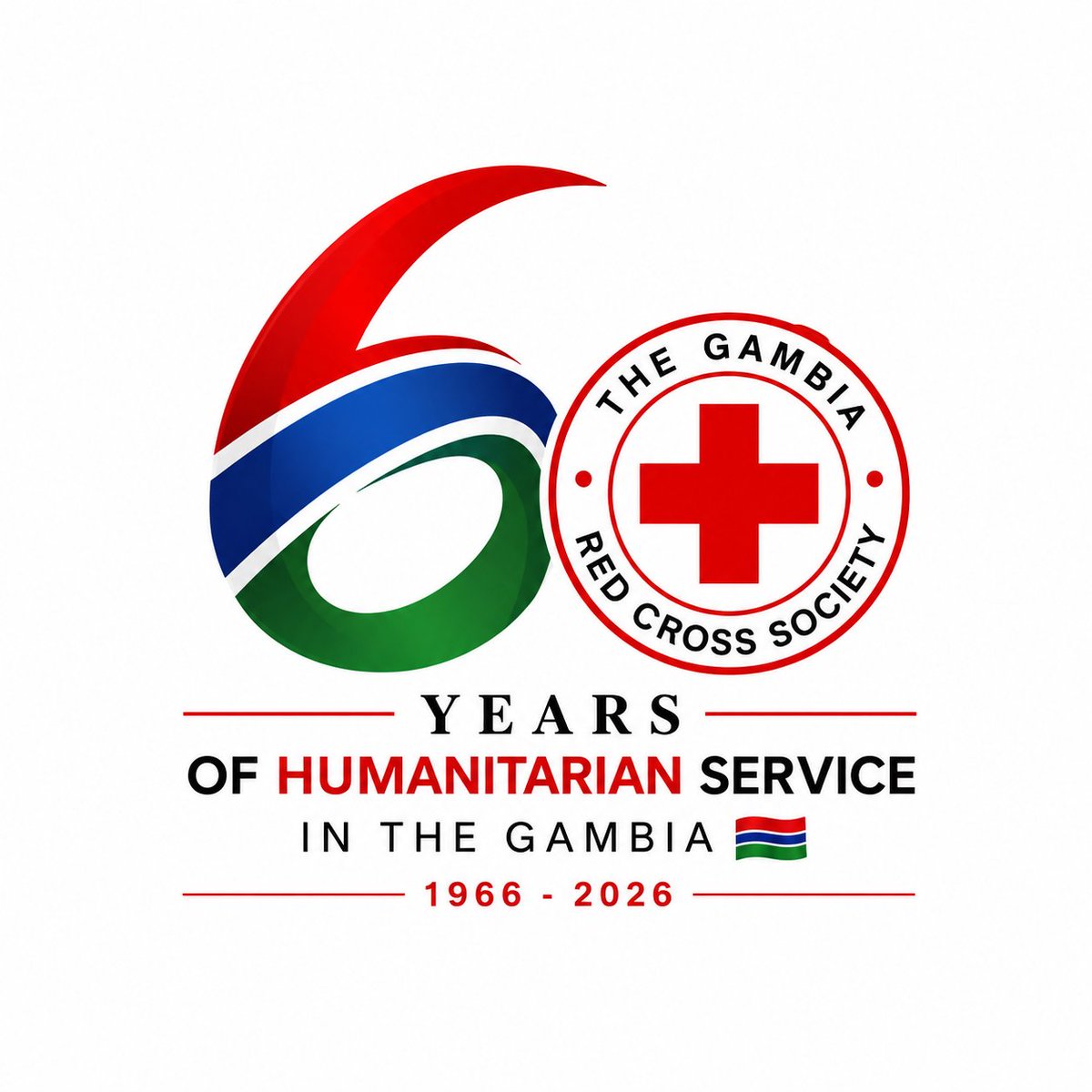 GambiaRedCross's tweet photo. 1966–2026

This October, @GambiaRedCross marks 60 years of humanitarian service in The Gambia.

60 years of standing with communities in their most difficult moments, restoring dignity and saving lives.

We are proud of the journey and even more committed to the future. https://t.co/Ia1kemms5V