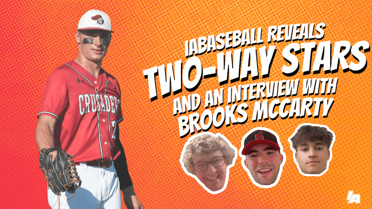 iabaseball1's tweet photo. 📺 NEW HIGH &amp; TIGHT 📺

🔥 we reveal top two-way stars
🔥 who'd we do dirty last week?
🔥 Brooks McCarty joins us

LIVE on IAsportz YouTube

#IAbaseball X #iahsbb https://t.co/q1VkxpcCCV