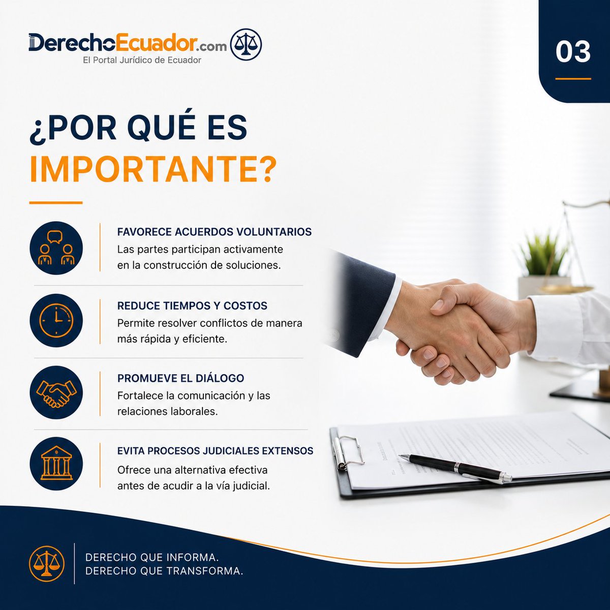 derechoecuador's tweet photo. ⚖️📘 MEDIACIÓN LABORAL

La mediación es un mecanismo alternativo de resolución de conflictos que promueve el diálogo y la búsqueda de acuerdos entre las partes.

Conoce más en:
🌐 https://t.co/WY7wabaYBG

#DerechoEcuador #MediaciónLaboral #DerechoLaboral https://t.co/W6aSiMkk6p
