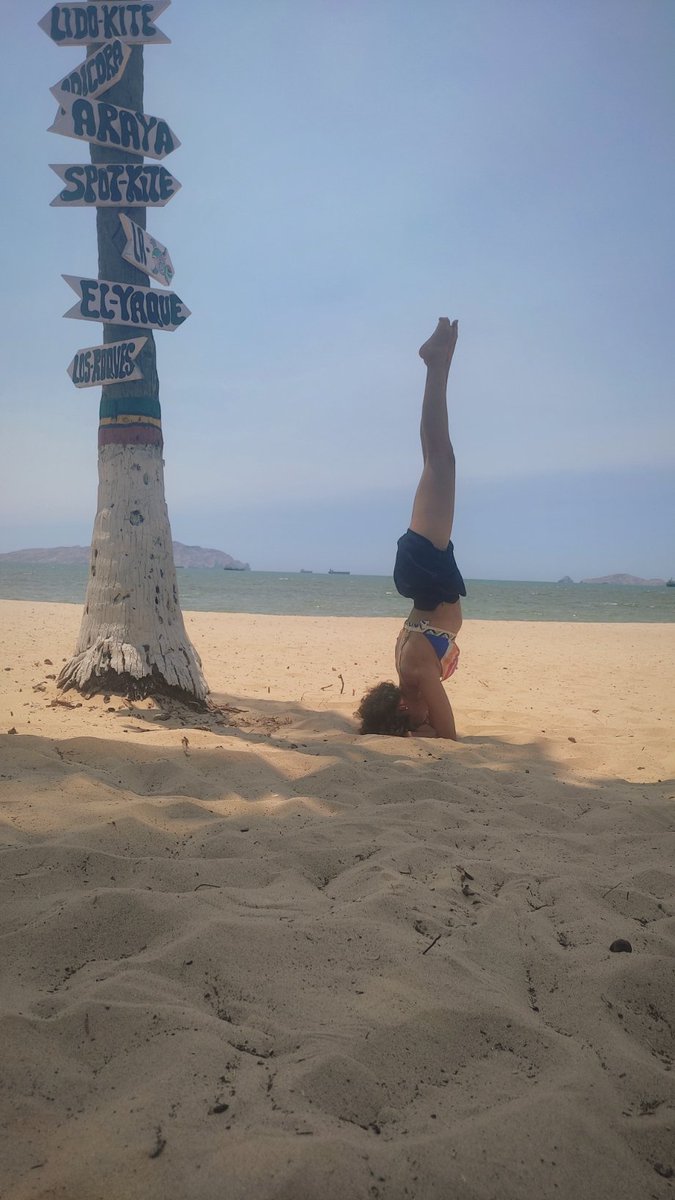 danieladanielak's tweet photo. Algo de yoga en la playa https://t.co/COqG0NeCTU