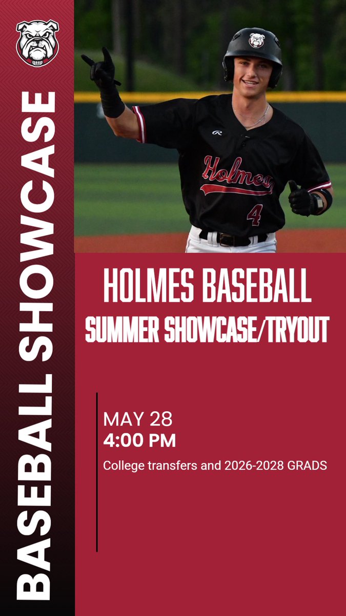HolmesCCBSB's tweet photo. 2026’s or transfers that missed our first tryout, here’s another chance to get in front of our staff!

2027’s/2028’s also welcome!

🔗: https://t.co/5uzjaAJrIh https://t.co/xu9eFwXWdZ