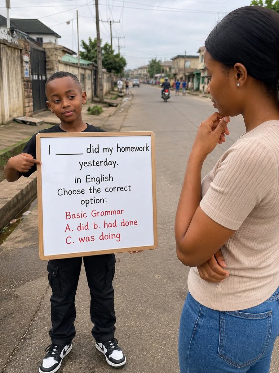 Ade04202's tweet photo. U sabi English abi
Oya fill in the gap @TwitterMoments https://t.co/ORhFXd22af