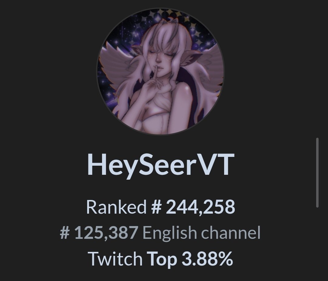 HeySeerVT's tweet photo. oh, how i love my sparks... ♡  seeing my analytics go up and knowing its my community coming in to support me will always be the best feeling. https://t.co/Ptc4F5ev61