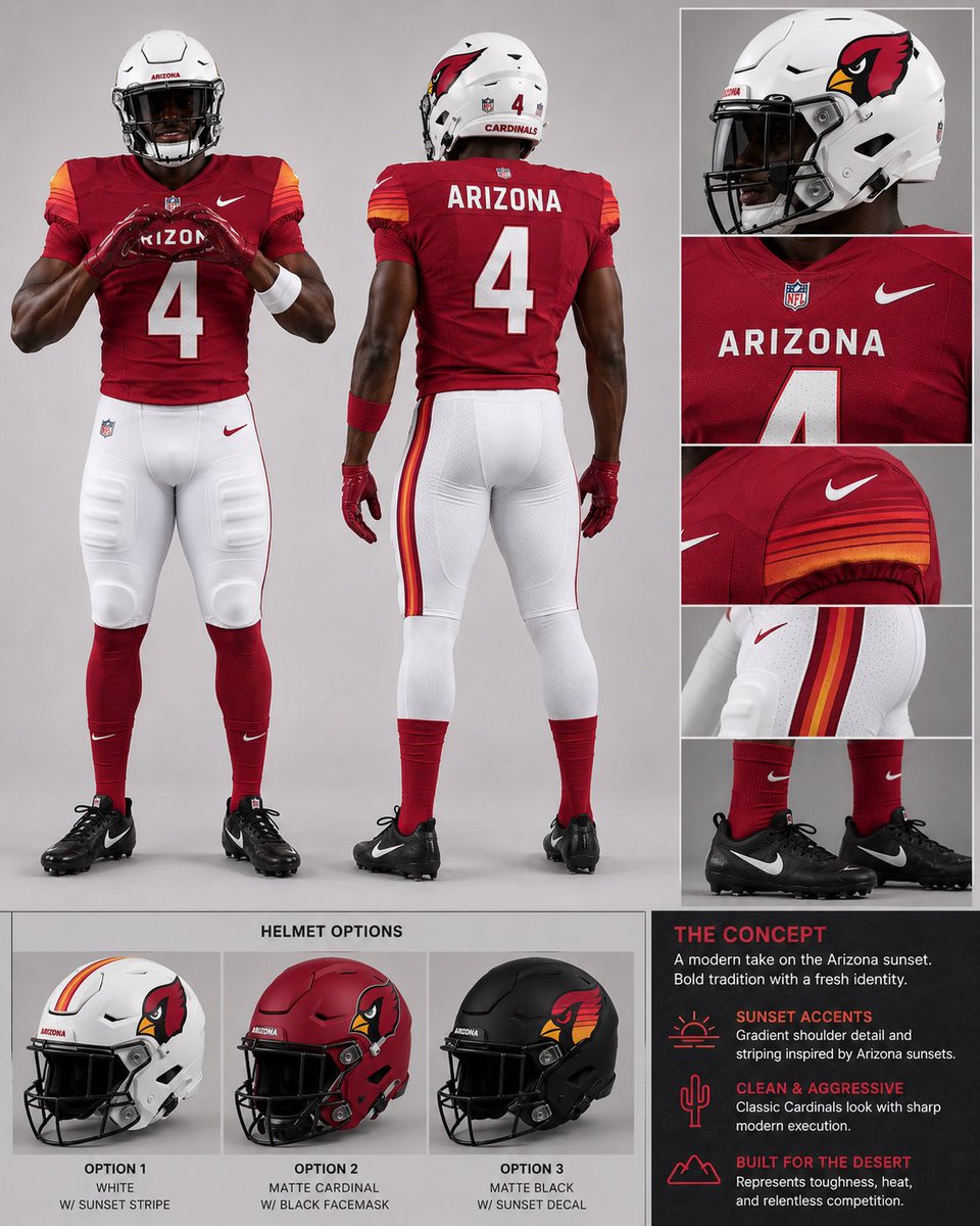 BobbysBreakdown's tweet photo. @fashion_nfl would AZ be bold bold enough to try this? https://t.co/O8VF6iCKZI