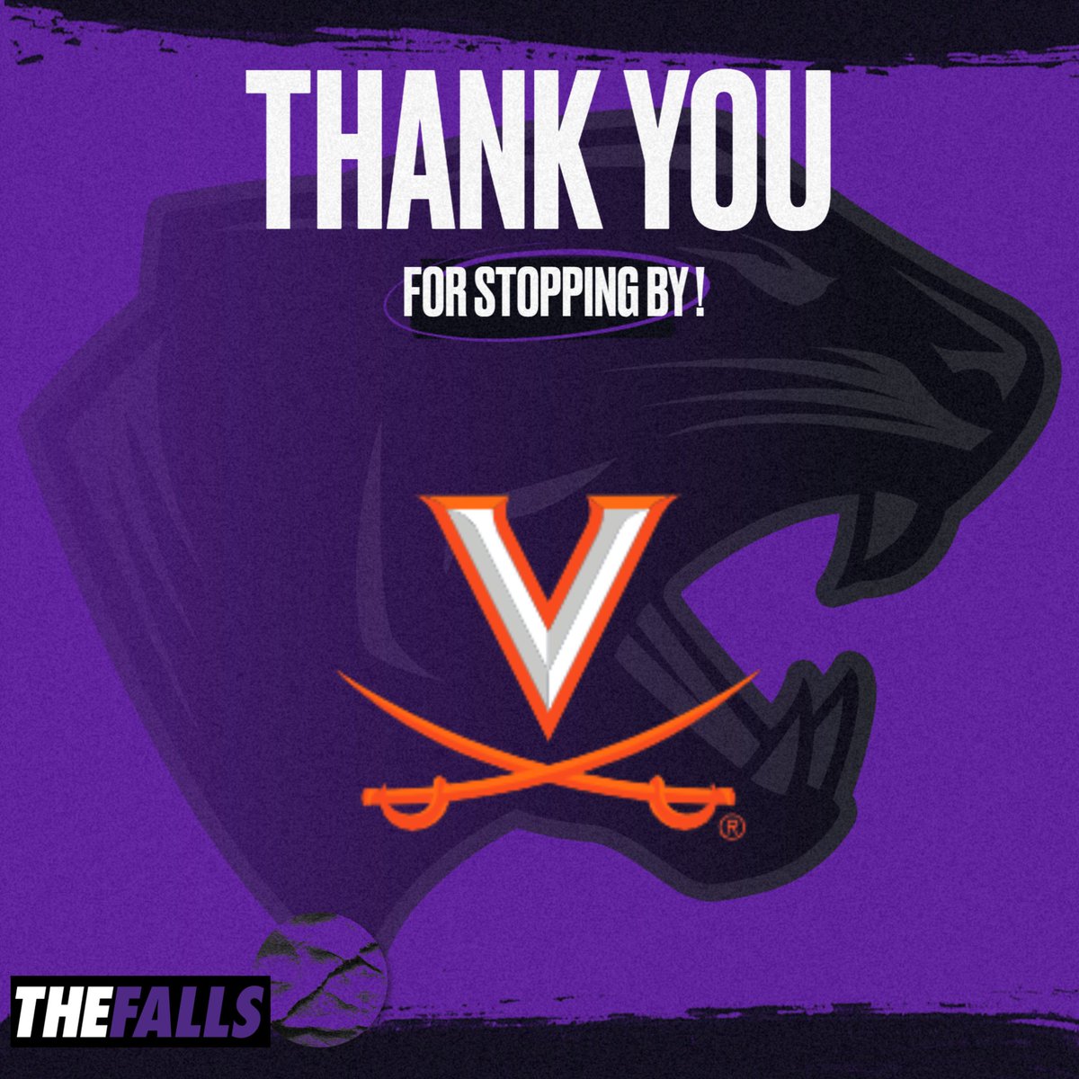thefallsfb's tweet photo. Thank you to Coach Martin from @UVAFootball  for stopping by our school and talking with our guys! #RecruittheFalls https://t.co/llV1cdDGMY