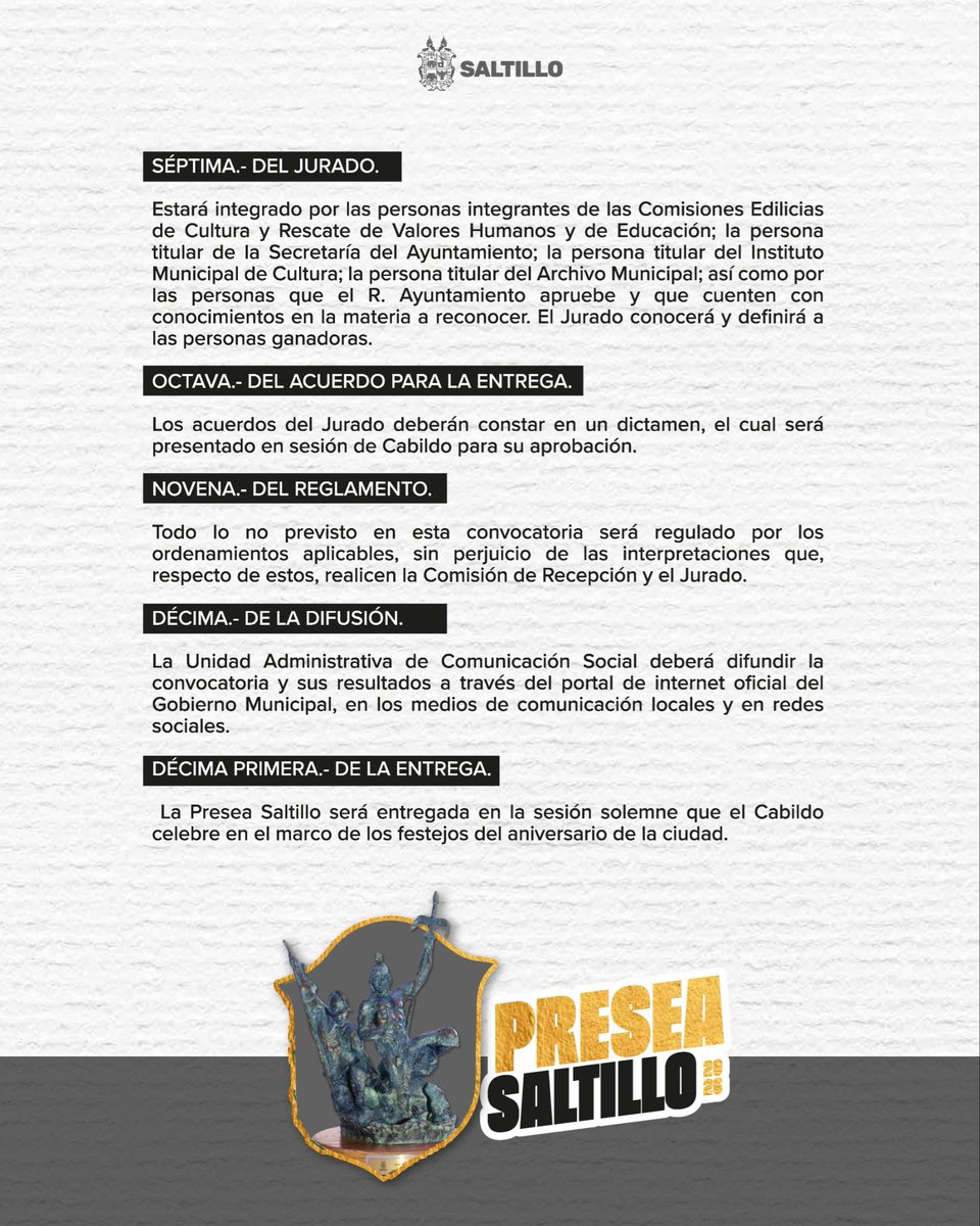 Gobierno Municipal de Saltillo tweet media
