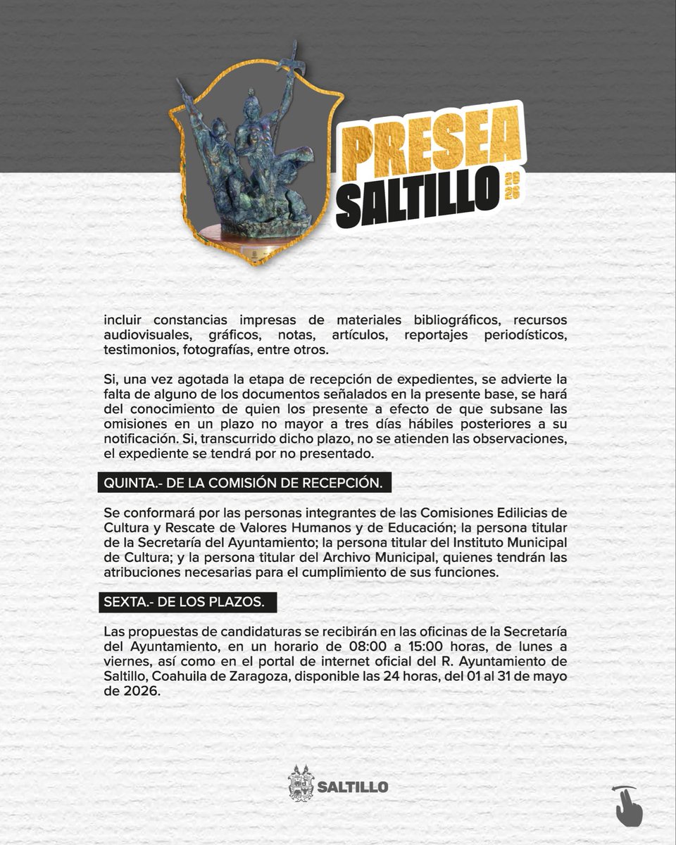 Gobierno Municipal de Saltillo tweet media