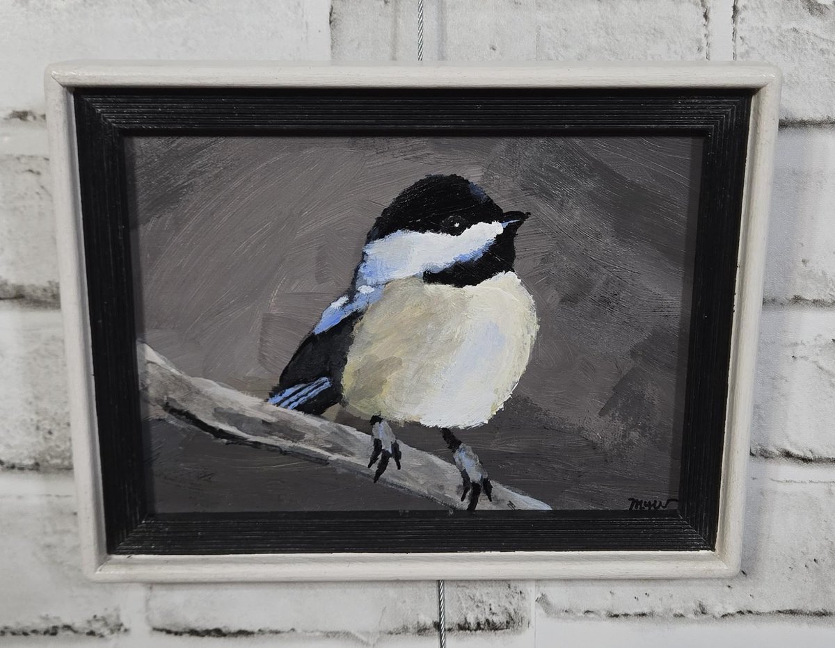 FrameDeArt's tweet photo. Black-capped Chickadee oil painting in a Chester Frame!

#Bird #Chickadee #OilPainting #Original #Denver #Colorado #framing #customframing #pictureframing #art #decor #walldecor #milehighcity #cityofdenver #cityofEnglewood #shoplocal #shopsmall 

@ChesterFrame https://t.co/fnFOKRAbQV