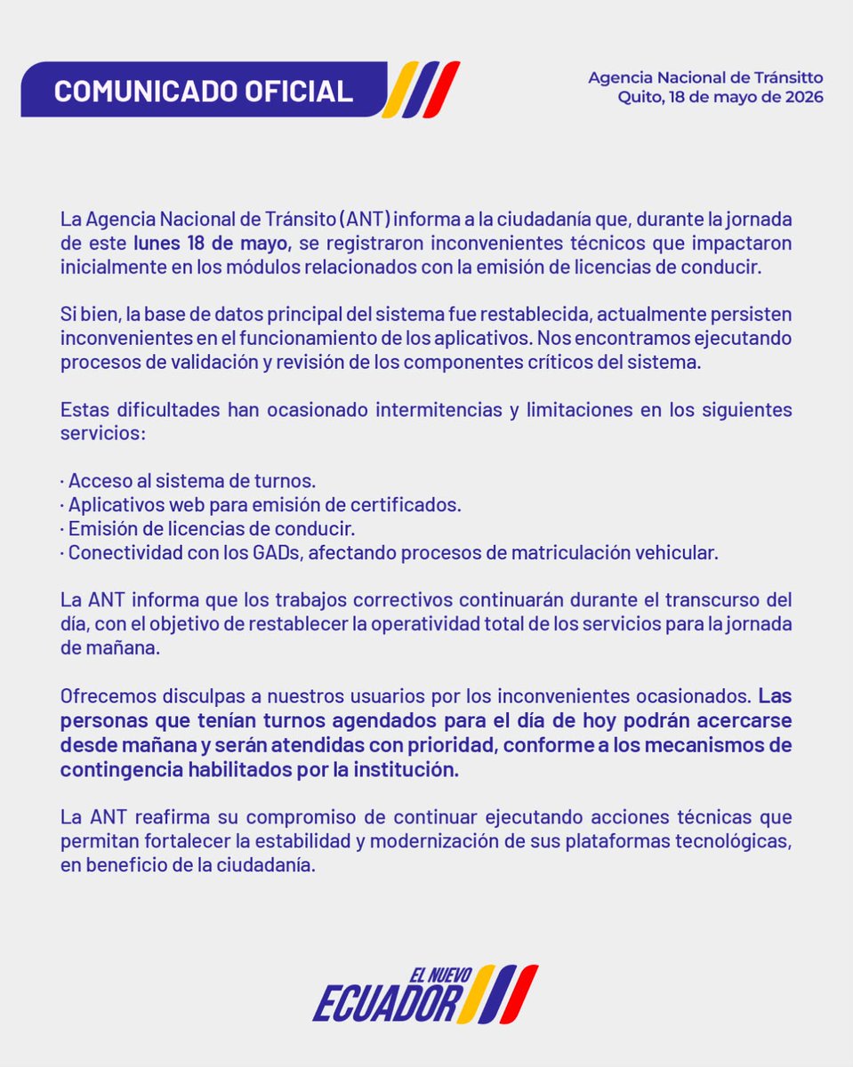 ANT Ecuador tweet media