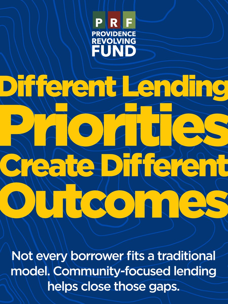 ProvRevFund's tweet photo. Not all lending models are built the same. Traditional financing often follows conventional requirements that can leave some homeowners, entrepreneurs, and community projects without access to the resources they need. https://t.co/aG06Lyzmao