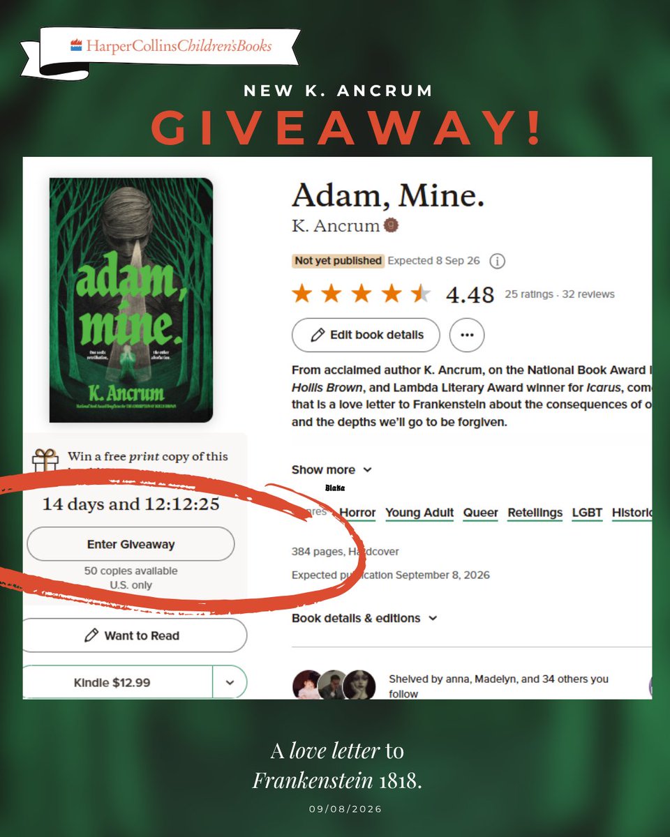 KaylaAncrum's tweet photo. Enter to win a free copy!!

https://t.co/Hy18Bj9K80 https://t.co/BEYfMyq6oX