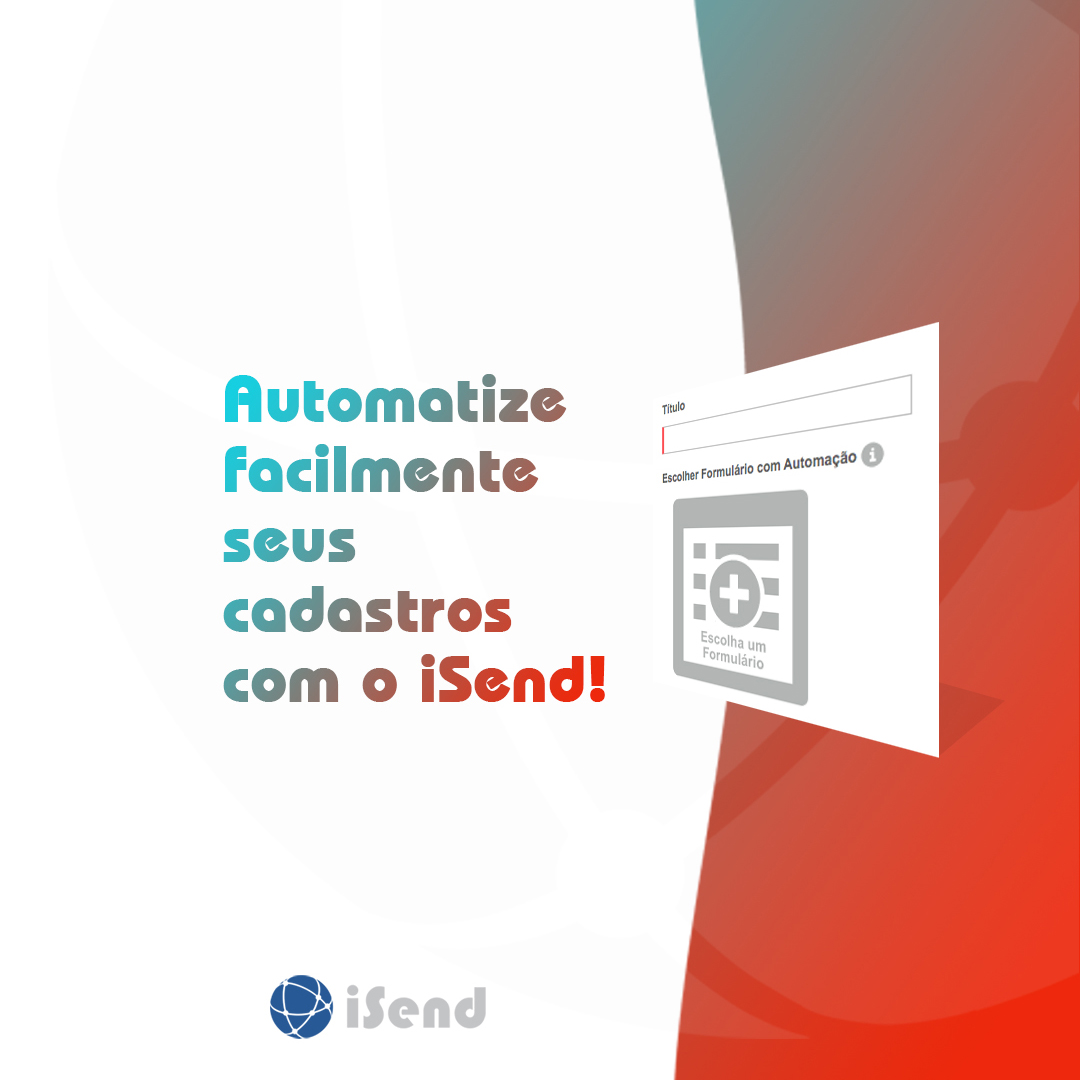 isend_co's tweet photo. 🔵Automatize facilmente seus cadastros com o iSend! A partir da inclusão de um novo contato em seus formulários, crie fluxos automatizados de boas vindas ou mesmo de recompensas. Com a automação do iSend isto se torna uma tarefa muito simples.

https://t.co/yChdacIyhD

#isend_co https://t.co/dNUXtSo2Z6