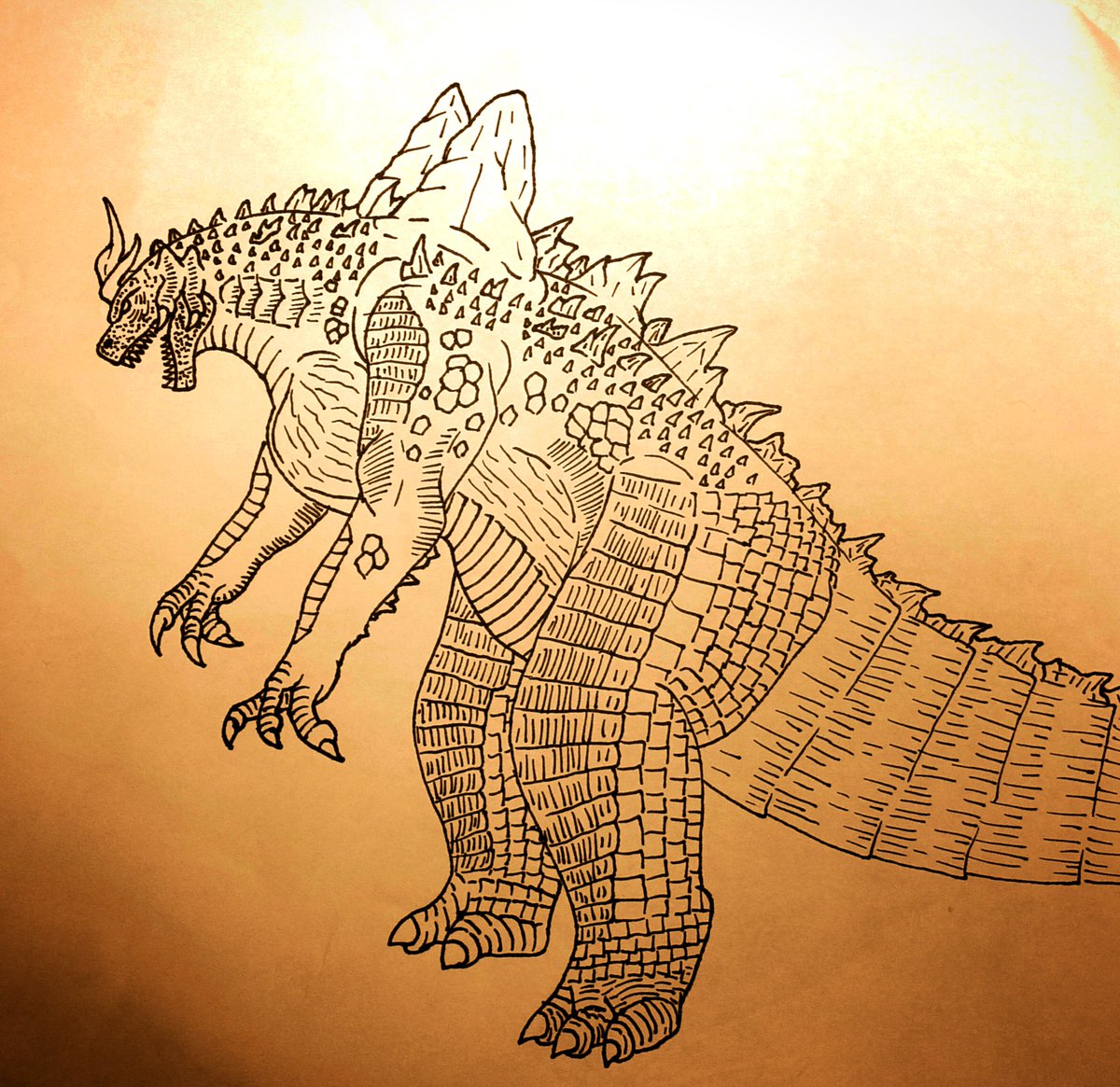 VioletMizu's tweet photo. Spacegodzilla according to the leaks #godzilla #godzillaxkong #godzillaxkongsupernova #supernova #monsterverse https://t.co/u6TC42EnVm
