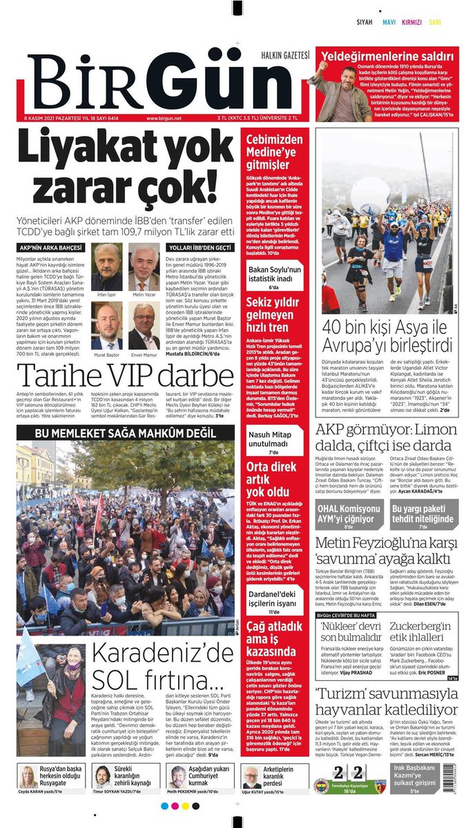 solpartitrabzon's tweet photo. Laik, demokratik ve aydınlık bir Türkiye mücadelesinde BirGün’ün sesi hepimiz için bir rehber. Kalemini satmayanların yanındayız demek için sadece beğenmek yetmez; abone olarak destek olalım!
#BirGünVarsaHaberinVar
https://t.co/vEwDUtzaCA https://t.co/ZoXnGWOVer