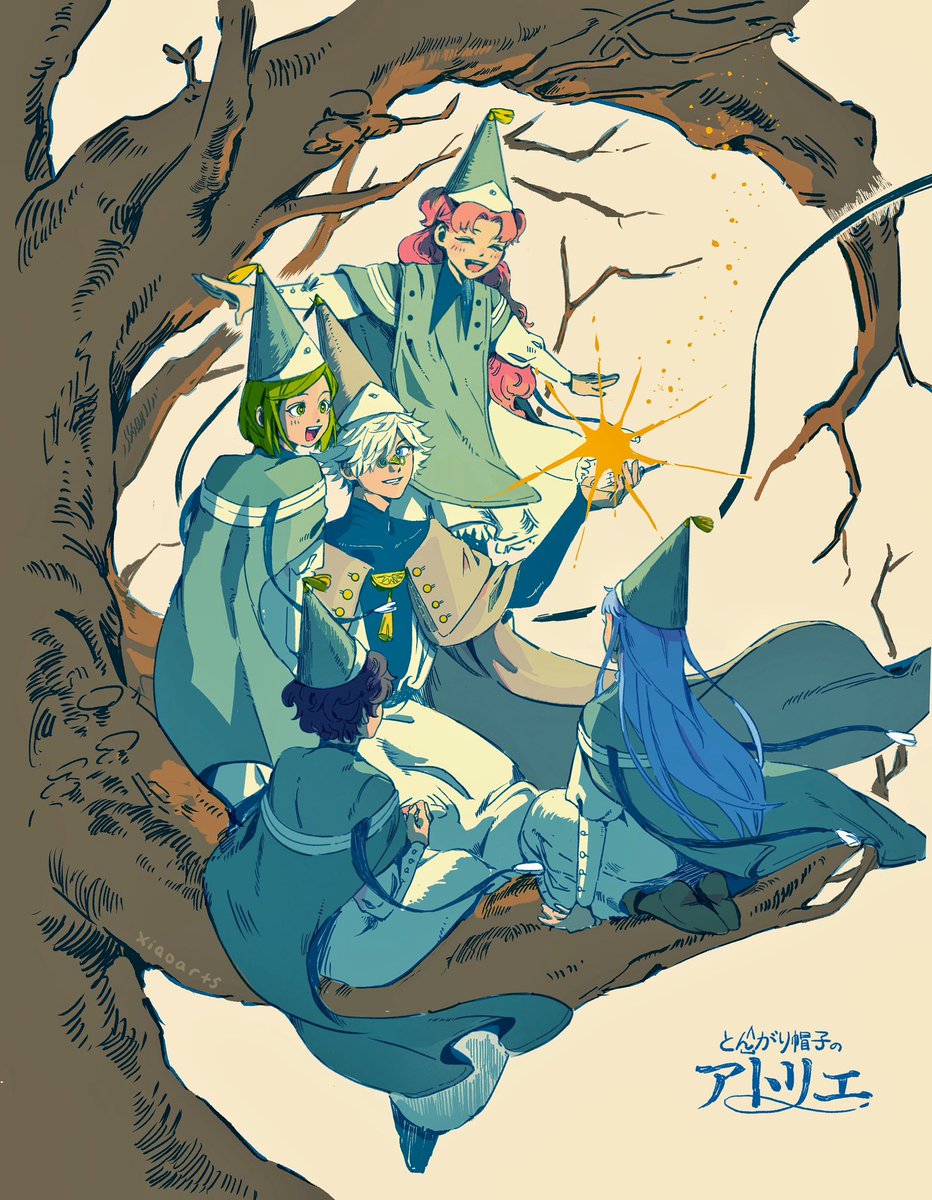 XiaoArts's tweet photo. ✨outdoor session🖋️ #witchhatatelier https://t.co/BO4VgsncMH