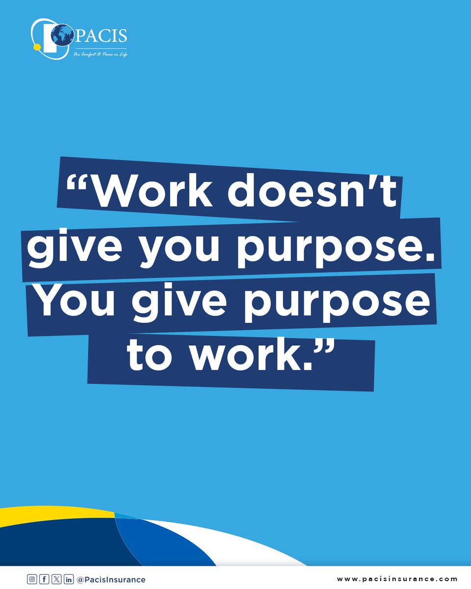 PacisInsurance's tweet photo. The purpose we bring to our work is sharpened and defined by expertise.
It’s the knowledge behind every policy and the care in every interaction that gives our work true meaning. #LearningAndExpertise #PacisInsurance #IconOfTrustAndReliability https://t.co/pCOMG4D5iO