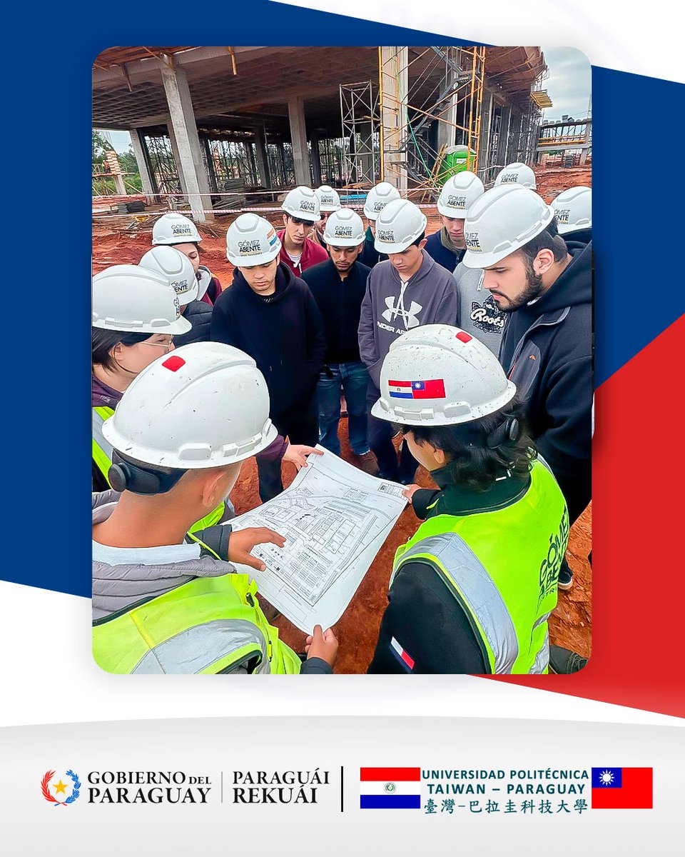 UPTP_py's tweet photo. Estudiantes de Ingeniería Civil e Ingeniería Electromecánica de la UPTP participaron en un recorrido técnico en la futura sede universitaria. 

La jornada vinculó la teoría académica con la práctica en obra, con el apoyo de profesionales egresados de la #UPTP https://t.co/K0x9o7gqSa