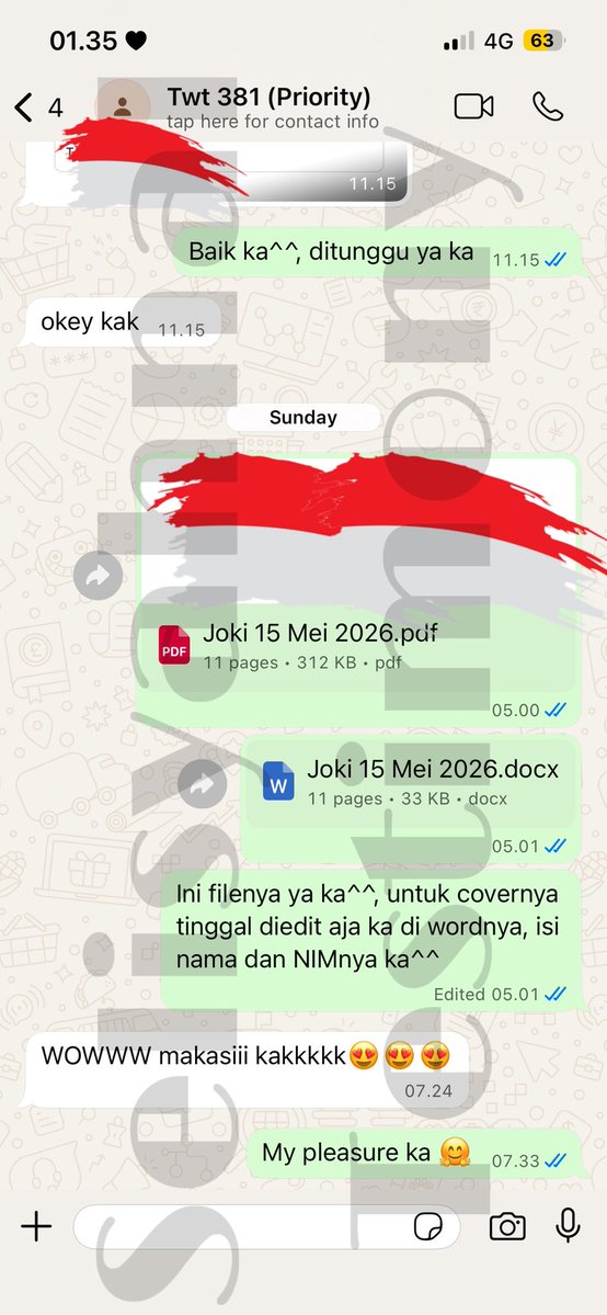Rin-Open joki tugas paper jurnal essay assignment tweet media