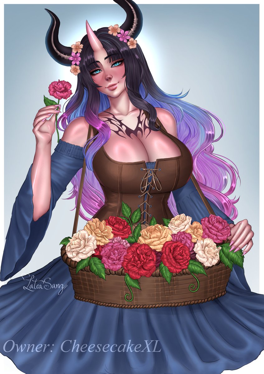 She wants to give you a rose,' Will you accept it? My commissions