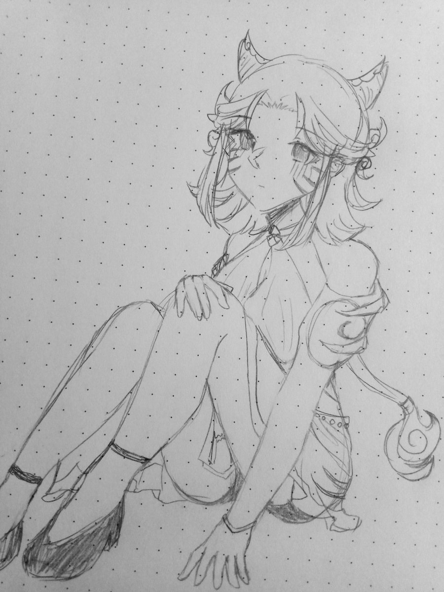 Vempire345's tweet photo. วาดเล่นก่อนนอน แอออ https://t.co/VYYQ7n8rBq